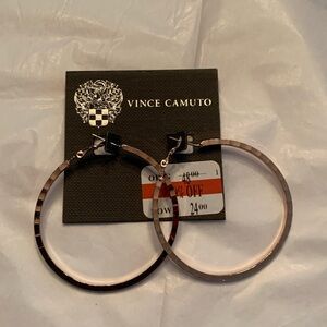 Vince Camuto Rose Gold Hoops